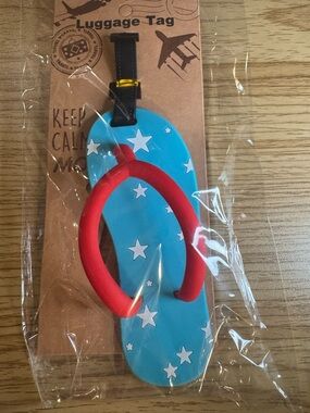 New Flip Flop luggage tag- stars